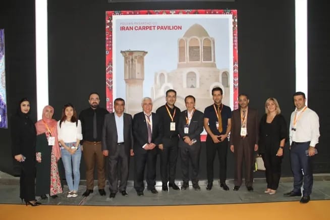 Holding the pavilion of the Islamic Republic of Iran at the Demotex Shanghai 2023 exhibition